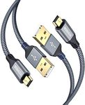 AkoaDa Mini USB Cable [10FT 2 Pack]