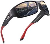 PUKCLAR Polarised Sports Sunglasses for Men Women Running Cycling Fishing Driving Golf TR90 Frame