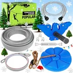 X XBEN Zip line Kits for Backyard 9