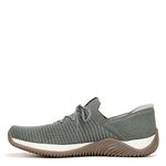 Ryka Women's Echo Knit Fit Slip on Sneakers, Forest Green, 4.5 UK