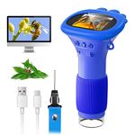 Microscope for Kids, SKYBASIC 2" IPS Screen 1000X Handheld Digital Microscopes HD Pocket Portable Mini USB Microscope Camera, PC Compatible, Science Edu Fun Birthday Gifts Toys for Children Students