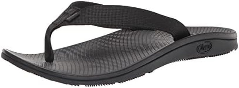 Chaco Women's Classic Flip Flop, Solid Black, 8