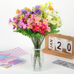PEBVOOY Fleurs Artificielles Deco - 6 Pièces Fleurs Artificielles - Résistant aux UV - Bouquet Fleur Artificielle pour Cimetiere, Interieur, Exterieur, Deco Mariage