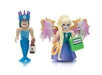 Roblox Celebrity Collection - Neverland Lagoon: Crown Collector + Royale High School: Enchantress Two Figure Bundle [includes 2 Exclusive Virtual Items]