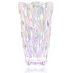 CEMABT Glass Vases for Flowers，Thickened 3.4 lb Morden vases for Tables Centerpieces, vase for Home Decor, Crystal,Colorful,Vintage and Clear Rose Large Vases Christmas Thanksgiving Gifts (Colorful)