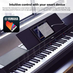 Yamaha P-S500 Digital Piano, Black – 88-Key Weighted Keyboard