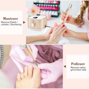 Kredioo 35,000RPM Nail Drill – Gold Electric Manicure Tool