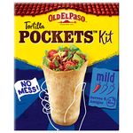 Old El Paso Tortilla Pockets Wrap Mexican Fajita Kit, 375g