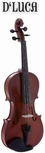 D'Luca DL-45044 Meister Ebony Fitted Beginner Violin Outfit 4/4