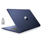 HP Stream 14" HD BrightView Laptop, Intel Celeron N4000, 8GB RAM, 64GB SSD, Intel HD Graphics, 720p Webcam, 1 Year Office 365, Blue, Win 11, 128GB Hotface USB Card