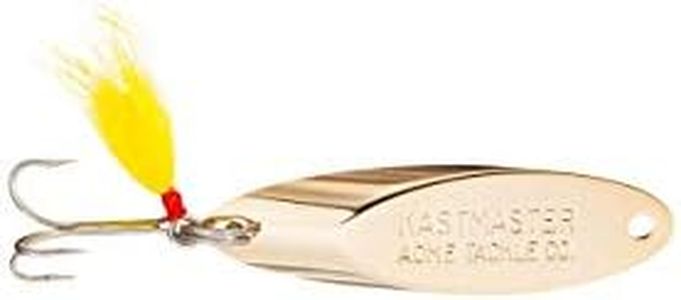 Acme Kastmaster Lure with Buck Tail Teaser, Gold, 1/8-Ounce