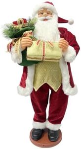 Fraser Hill Farm 3.9-Ft. Motion-Activated Musical Dancing Santa