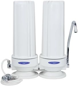 Crystal Quest - Nitrate Countertop Water Filter System - Double - Polypropylene