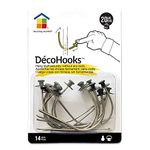 Under the Roof Decorating 5-100148 20 lb Deco Hooks with Project Pack, Small Head, 14 Piece