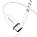 Aux to USB C, USB C to 3.5mm Audio Aux Jack Cable Type C to 3.5mm Jack Audio Adapter Compatible with iPhone 15 Pro Max, Samsung S21 Ultra S20 Ultra Note 20 10 Plus for Car Stereo(1M)