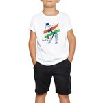 LIMIT Fashion Store - India Cricket Sports Kids T-Shirt (Boys/Girls) (2 Years) White