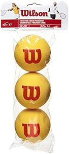 WILSON Sporting Goods Starter Foam Tennis Ball - 3 Ball Pack,Orange,WRZ258900