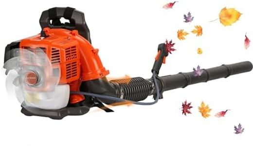 Backpack Blower, 52 CC 550 CFM Gas Leaf Blower, Adjustable Tube Backpack Blowers Gas Powered, Backpack Leaf Blower for Lawn Garden Park Care Shipping from CA