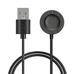 kwmobile USB Cable Charger Compatible with Michael Kors GEN 6 / GEN 5e / GEN 5 / GEN 4 Watch Cable - Charging Cord for Smart Watch - Black