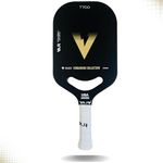 VAJR Pickleball Paddle | Vibranium Collection | AR 13-V2 | 13mm Thickness |18K Carbon-Fiber Spin tech | USA Pickleball Approved Paddle | Vector Edgeless Swift Swing | Blue, Gold | (Gold)