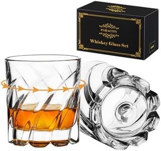 PARACITY Vasos de whisky, vasos de whisky giratorios, vasos de whisky antiguos, vasos de whisky relajantes de descompresión, vasos de roca, fiesta y hogar, vasos de whisky regalos para hombres