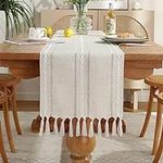 Laolitou Rustic Table Runner with T
