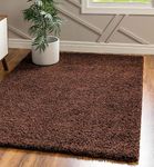 Supreme Carpet Soft Fluffy Shag Area Rugs for Living Room, Shaggy Floor Carpet for Bedroom, Girls Carpets Kids Home Decor Rugs, Cute Luxury Non-Slip Size 8x10 Feet Color Brown & Brown