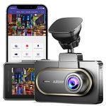 AZDOME 2K Dash Cam with WiFi APP Control Car Camera Dashboard Camera 1440P, 3.0" Display Video Recorder 170 Wide Angle, Night Vision, 24h Parking Mode, G-Sensor, Super Capacitor(M27)