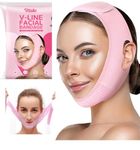 FI FIDROXIMPERIA Double Chin Lift Mask,Silicon V Line Lifting Face Lifting Mask Double Chin Reducer For Women And Men Tightening Skin Cheek Chin Neck Slimming Thin Belt,1 Count