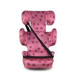 Cosatto Ninja i-Go Foldable ISOFIX Car Seat | Portable Travel Car Booster Seat | 4-12 Years | Side Impact Protection, Bag, 12 Headrest Positions, Ultra-Compact & Lightweight | Group 2/3 (Cherry Pie)