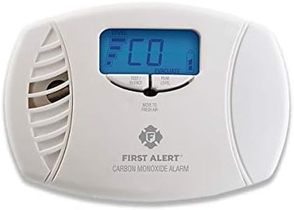 First Alert CO615 Dual-Power Plug-In Carbon Monoxide Detector with Battery Backup and Digital Display, White