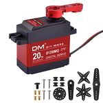 diymore 20KG Digital Servo Motor High Torque Full Metal Gear Servo Waterproof for RC Car Helicopter Airplane DIY, Control Angle 270°