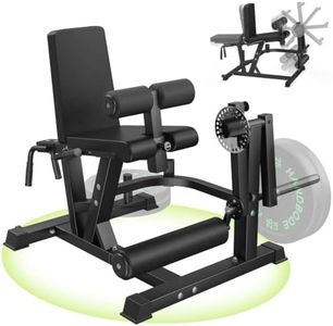 HANDBODE Leg Extension and Curl Machine, 4-in-1 Leg Curl Machine, 800 lb Seated Leg Extension and Lying Curl Machine for Home Gym, Lower Body Workout Equipment Compatible with 1'' and 2'' Plates