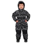 JAN & JUL Waterproof Insulated Snow Suit, Puffer Warm Ski Coverall for Toddler (5T, Toasty-Dry Snow Suit: Bear Mountain)