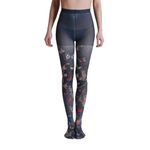 Sahabowi Women Tights, Sheer High Waist Pantyhose, Vintage Control Top Stockings, Collant Icon, One Size