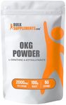 BulkSupplements.com OKG (L-Ornithine a-Ketoglutarate) Powder - Nitric Oxide Supplement - Energy Supplement - Nad Supplement - Oxygen Boost - Nitric Oxide Booster - Muscle Mass (100 Grams - 3.5 oz)