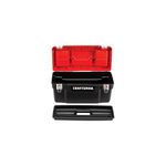 CRAFTSMAN Tool box, 20in with Metal Latches, Top Organizers and Removeable Tray (CMST20901)