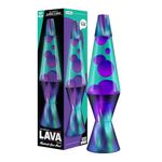 Lava Lamp - 14.5" Aurora Borealis - The Original Motion Lamp - Purple and Teal Liquid with Printed Base - Item #2047