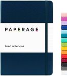 PAPERAGE Lined Journal Notebook, (N