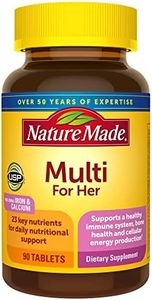 Nature Made Women's Multivitamin Tablets, 90 Count for Daily Nutritional Support (Pack of 3)