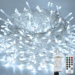 LITYBY Fairy Lights Outdoor Waterproof, 80M 800 LED Christmas Lights Mains Powered Plug in Fairy Lights with Remote/Timer, 8 Modes for Bedroom,Garden,Indoor/Outdoor, Christmas(Cool White)