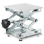 Acymner 6" x 6" Lift Table Lab Scissor Stand Platform | Stainless Steel Laboratory Lift Stand, Lab Lift Stand Table Lifting Jack Platform, Expandable Lift Height Range 2.9"/75mm to 10"/260mm