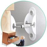 10 Pack Baby proofing kit Wall Anchors, Baby Safety Products Furniture Anchors, Kids Furniture Anchors for Baby proofing, Child Proof Anti tip Furniture Anchors to Wall, Earthquake Straps.