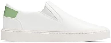 Slip-On Shoes for Women in White & Green by Thousand Fell