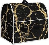 Yiekeluo Black Gold Marble Stand Mixer Cover Dust Proof Cover Juice Cover Protective Stand Mixer Cover,Dust Protection & Washable-S