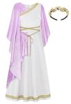 ReliBeauty Kids Greek Goddess Gostume Girls,7-8/140