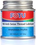 FOTU 760 Molybdenum Disulfide Grease Anti-Seize Thread Lubricant，Automotive High Temp Brake Cams Grease ，Thread Compound ，Bolt & Screw Lube (3 Oz, 1-Pack)