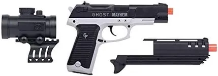 Game Face GFM39PG Ghost Mayhem Spring-Powered Single-Shot Airsoft Pistol