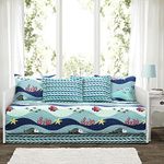 Lush Decor Lush Décor Sea Life 6 Piece Daybed Cover Set, Blue