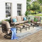 MFSTUDIO 5 Pieces Patio Conversatio